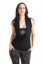 Ianna Hooded Cowl Tank Modal